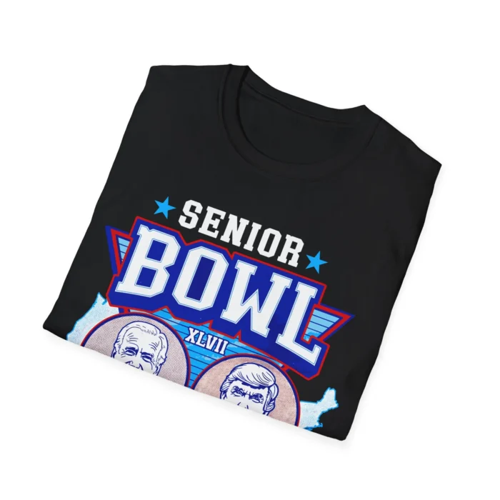 Trump And Biden Senior Bowl Folded shirt