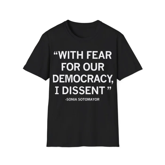 with fear for our democracy shirt